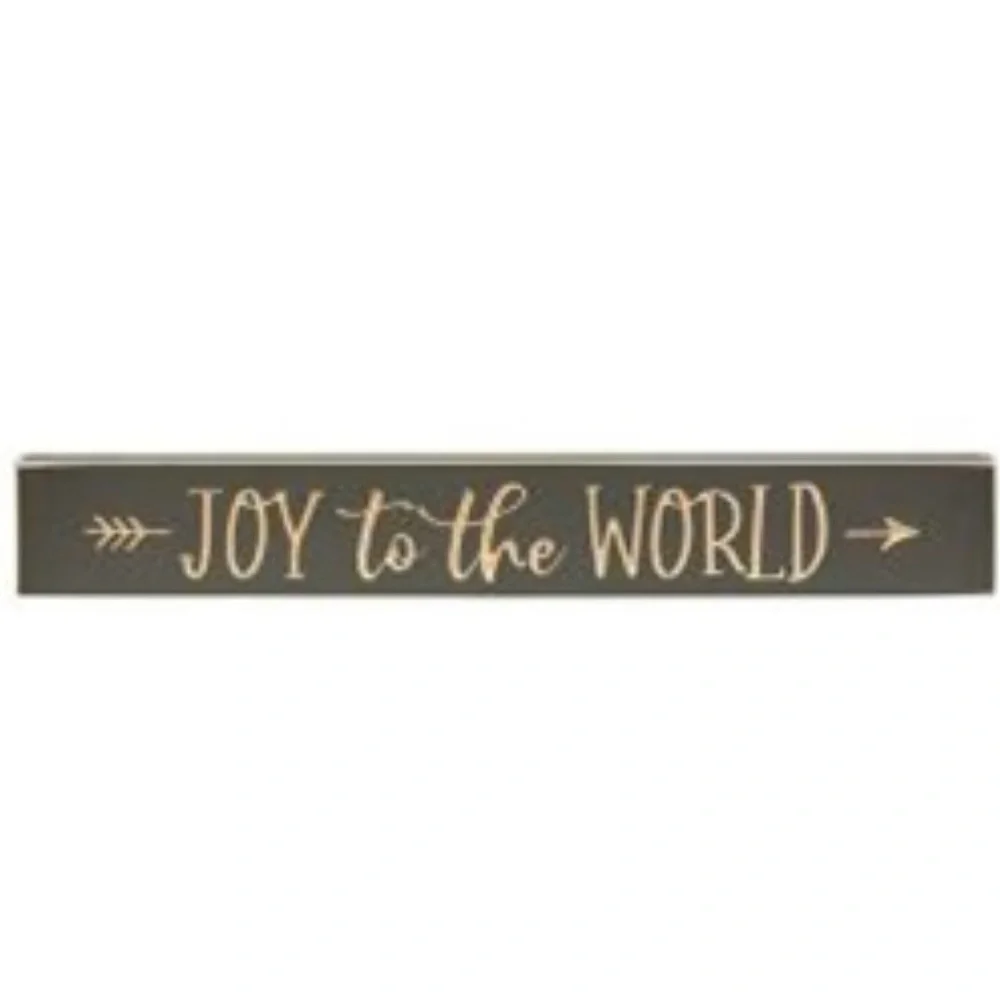 *Joy to the World Engraved Sign 24”x3.5” - Picture 12 of 13